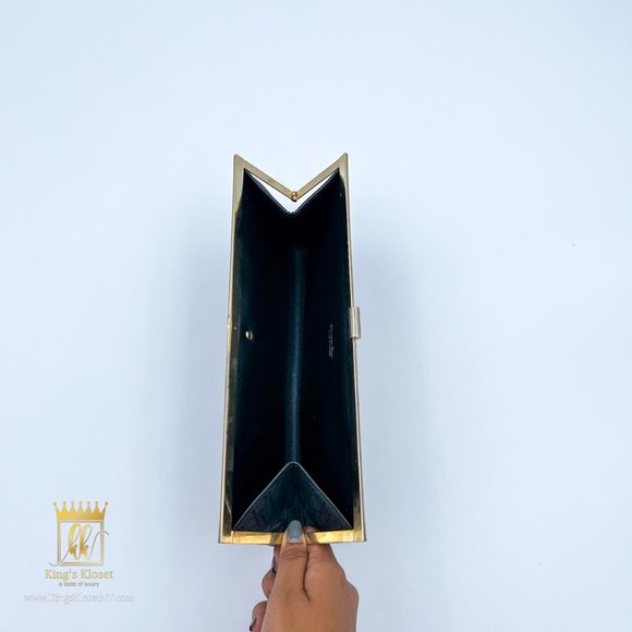 CHRISTIAN DIOR TROTTER VINTAGE KISSLOCK CLUTCH BAG - Picture 5 of 8